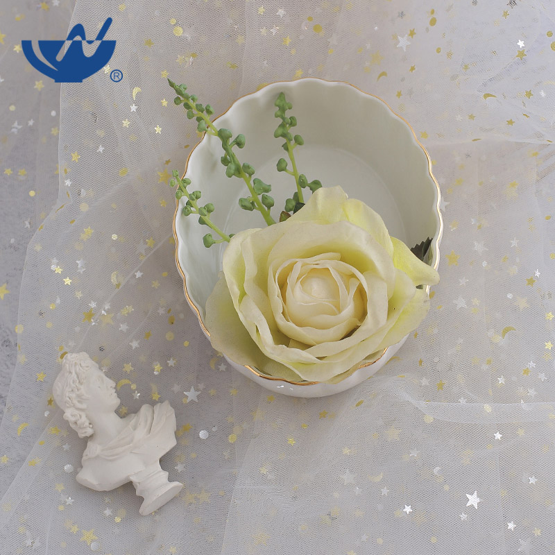 白色裙边+金边椭圆碗-(7)