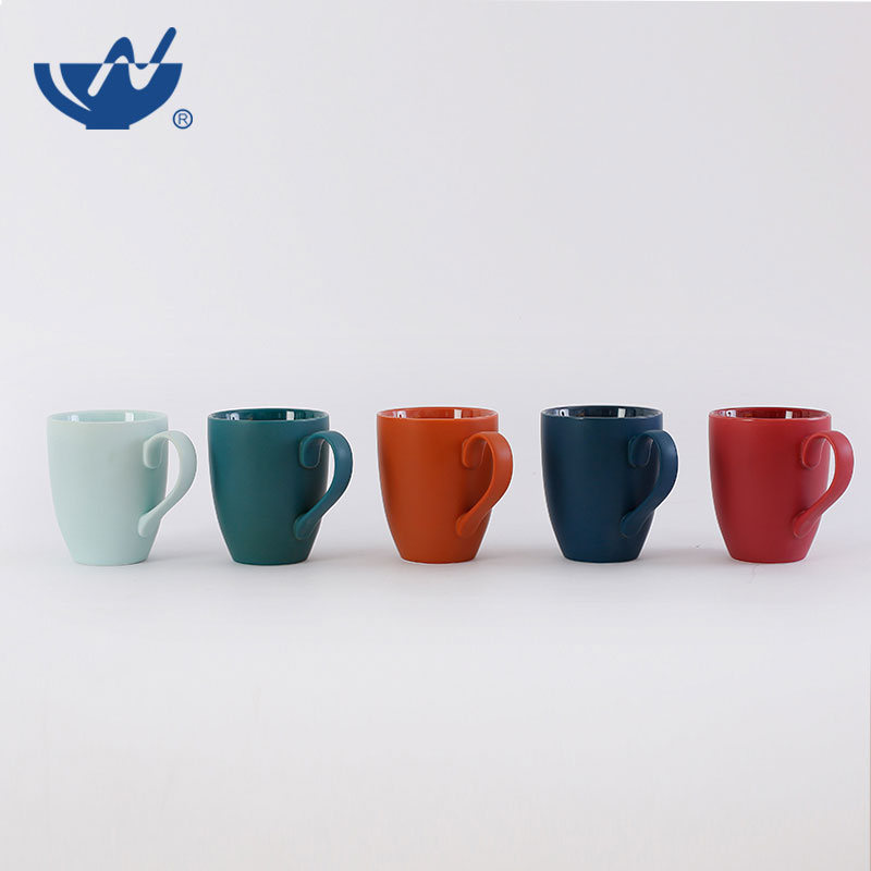 五色亮光哑光马克杯-01